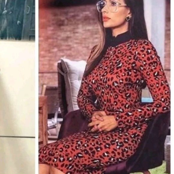 NWT Zara Leopard Print Bodycon dress - Picture 3 of 5